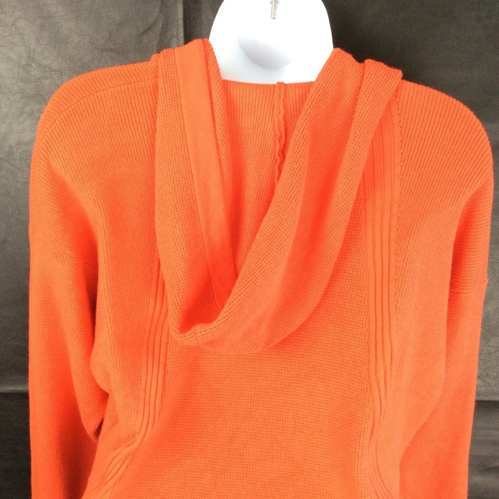 Evolution By Cyrus Women Red Pull Over Hoodie Knit Holiday Size Small - Picture 3 of 8